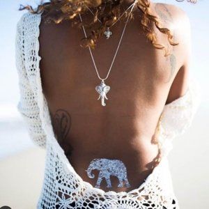 Shantique Bohemian Elephant Necklace